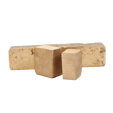 Messinkitangot 99,9 % messinkiä, jalometalli, kultainen metalli, puhdas messinki 1 g–10 kg