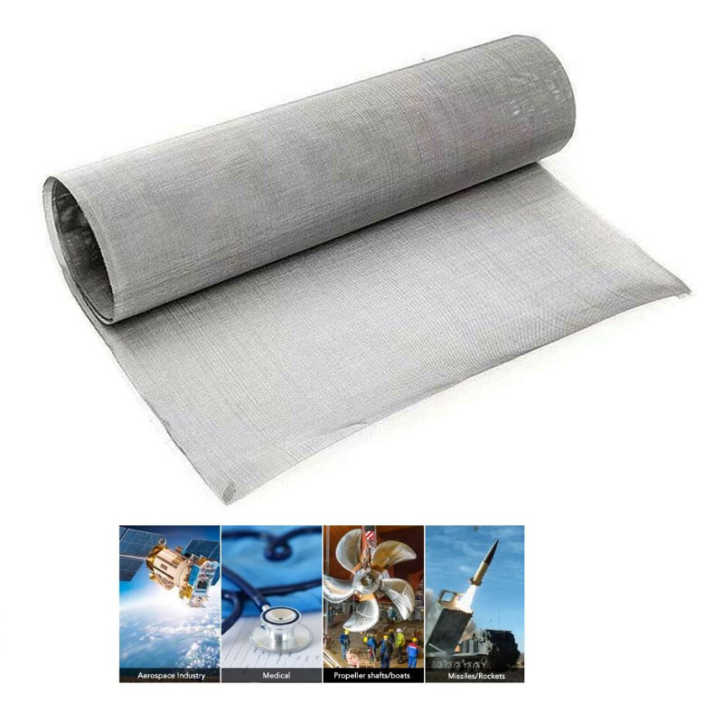 Ruostumaton teräsverkko 300-400 mesh lankaverkko, 1.4404 V4A 316 L X2CrNiMo17-12-2