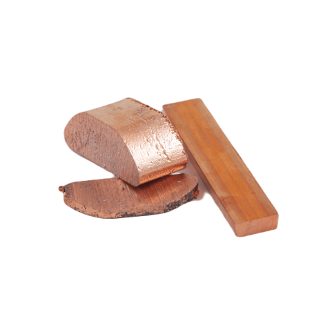 Kupariharkkoelementti CW004A (Cu-ETP - 2.0065) Kupariharkko Cu 99,9 % valettu.