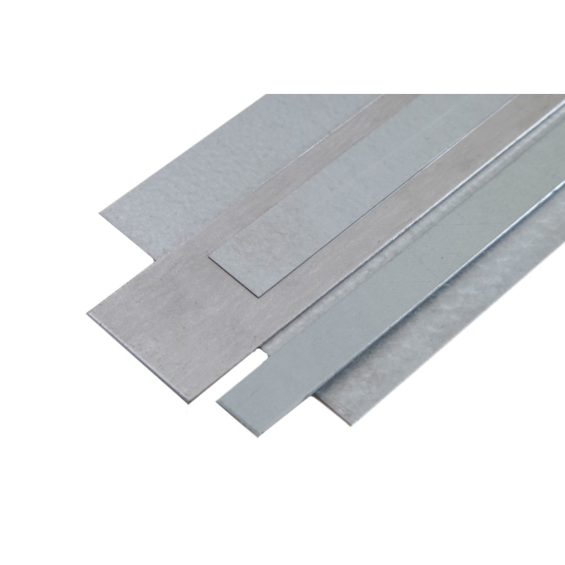 Osta galvanoitua terästä, sinkittyä teräsnauhaa 0,5x20 mm - 6x90 mm litteän tangon leikkaukseen ja suikaleisiin