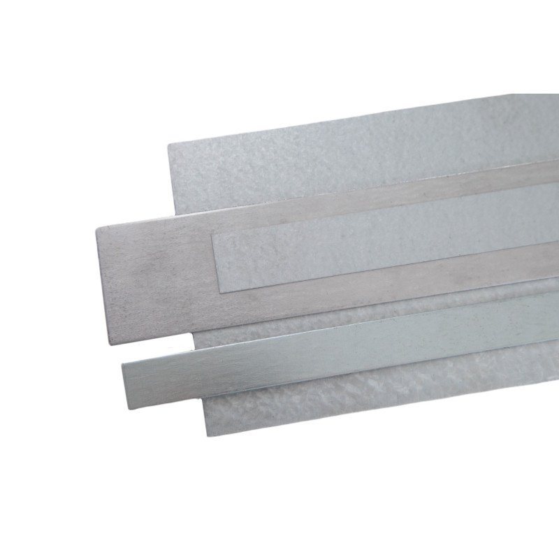 Osta galvanoitua terästä, sinkittyä teräsnauhaa 0,5x20 mm - 6x90 mm litteän tangon leikkaukseen ja suikaleisiin