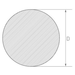 osta titaaniluokan 2 titaanitanko 3.7035 8-40mm pyöreästä tangosta B348 kiinteä akseli